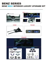 Mercedes W221 Interior Upgrade Kit pic