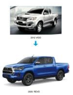 Toyota Hilux Vigo (2012) Exterior Upgrade Kit to Hilux Revo (2024)