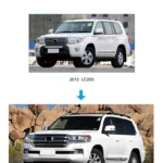 Toyota Land Cruiser LC200 (2008-2015) Exterior Upgrade Kit to LC200 (2021)