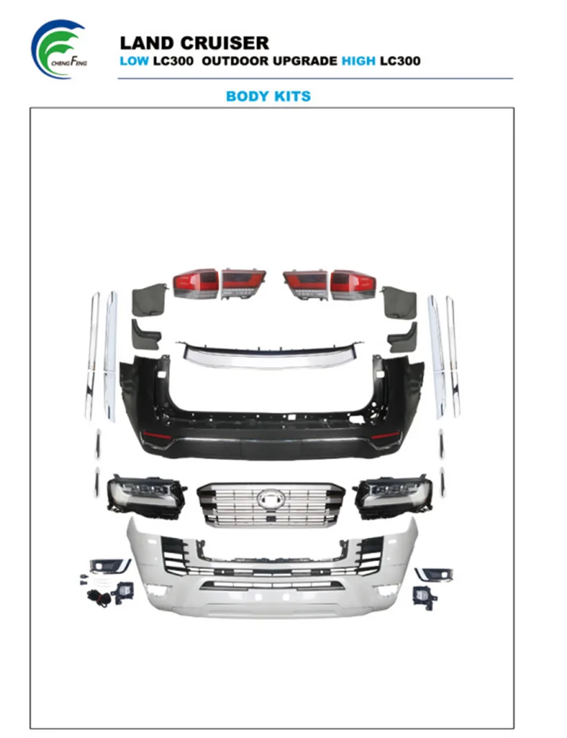 Toyota Land Cruiser LC300 Low Configuration to High Configuration Upgrade Kit - Image 2