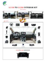 Land Cruiser Prado LC150 Interior Upgrade to Prado LC250 2025