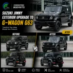 Suzuki Jimny (2019-2026) Exterior Upgrade Kit to Mercedes G-Wagon G63
